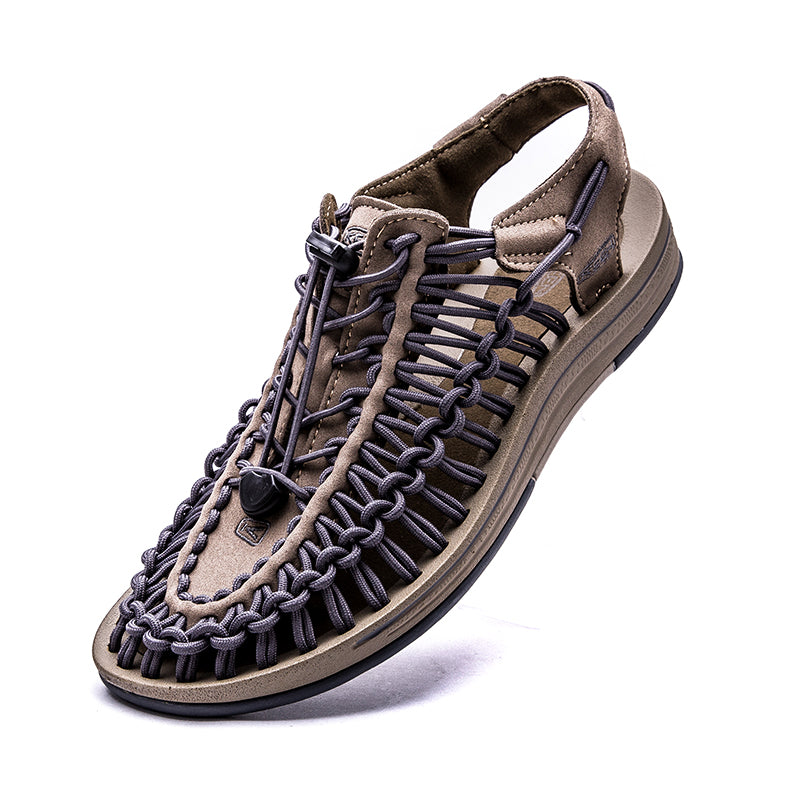 Men's Handmade Outdoor Sandals - Summer Soft Non-Slip Beach Shoes