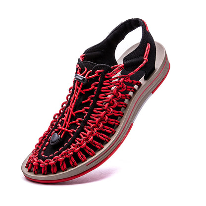 Men's Handmade Outdoor Sandals - Summer Soft Non-Slip Beach Shoes
