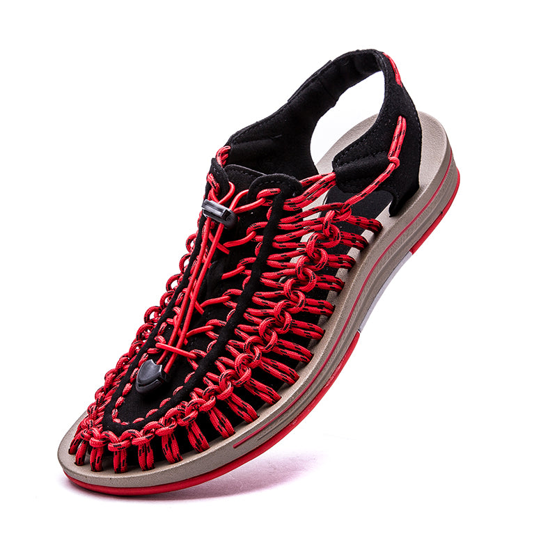 Men's Handmade Outdoor Sandals - Summer Soft Non-Slip Beach Shoes